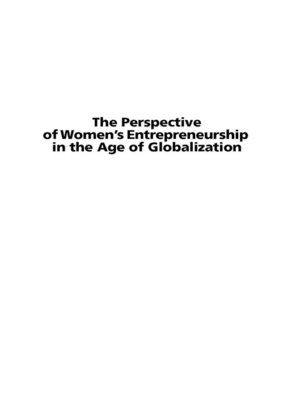 cover image of The Perspective of Women's Entrepreneurship in the Age of Globalization